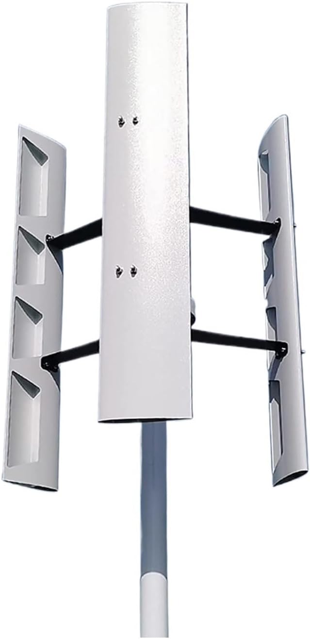 Wind Turbines, 10KW 12V 24V 48V Vertical Wind Energy Turbine Generator for Home Low Noise 10000W AC 3 Phase Windmill Low Wind Speed Starting Wind Turbines(48V_10KW)