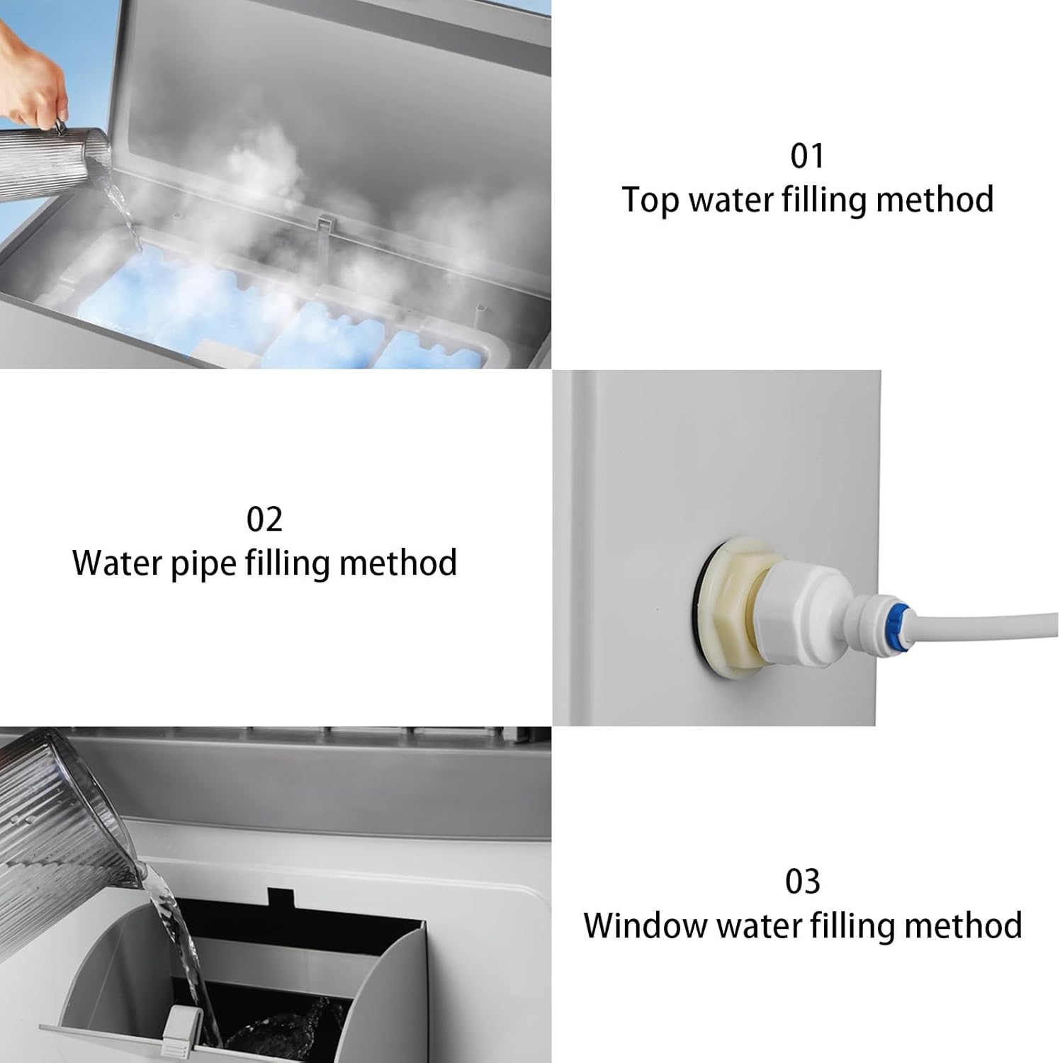 Portable Swamp Cooler, Evaporative Air Cooler with 3 Speeds, Industrial Air Conditioner for Indooor Outdoor Patio Garage(75 * 48 * 160cm)