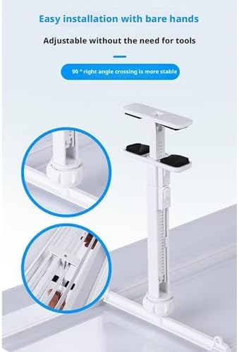 Air Conditioner Deflector Adjustable Air Conditioner Vent Cover Prevents Direct Cold Wind Suitable for Home and Office Width 45cm