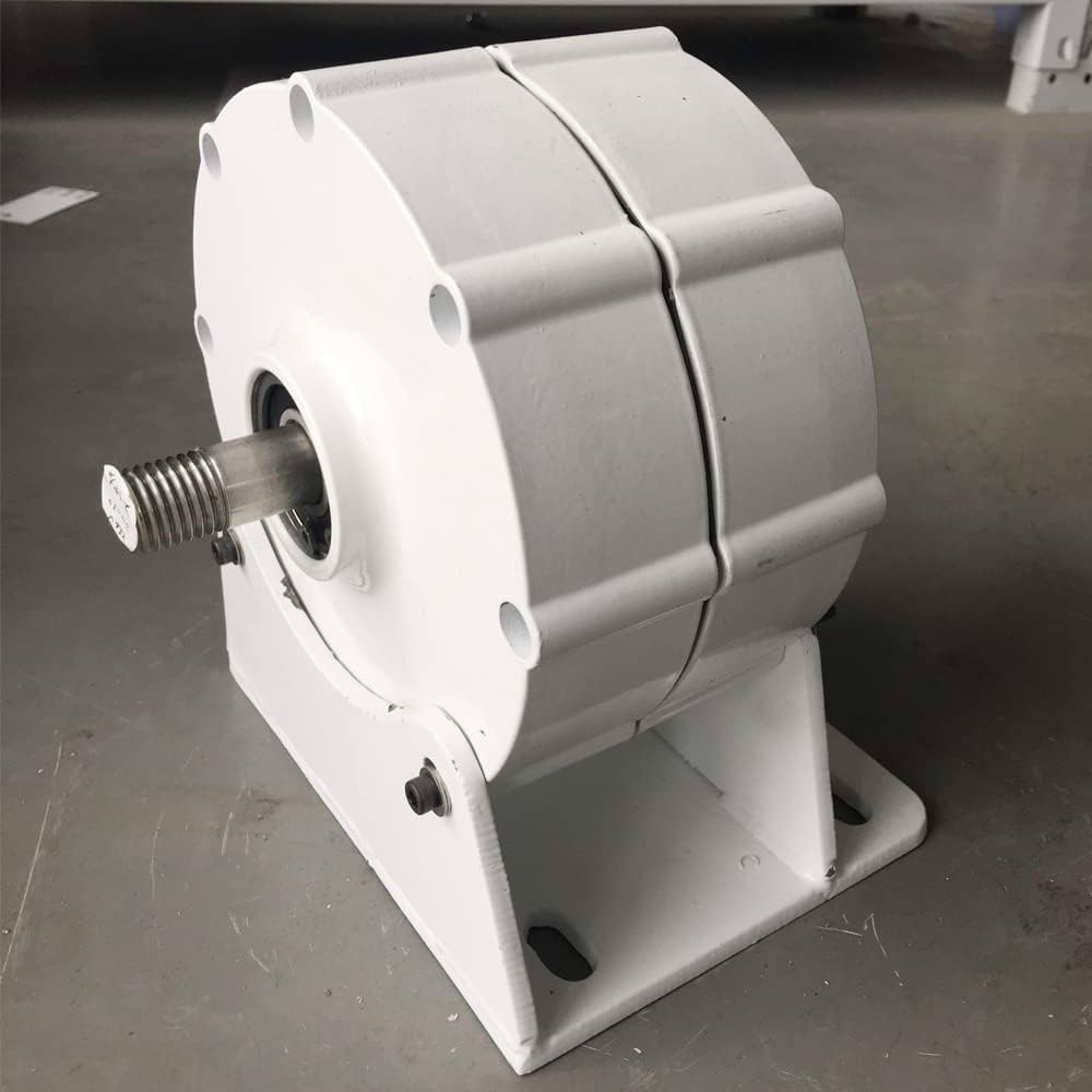 Wind Turbine, Low Speed 800W 1000W 12V 24V 48V Gearless Permanent Magnet Generator AC Alternators Use for Wind Turbine Water Turbine(with Base,24V_500W)