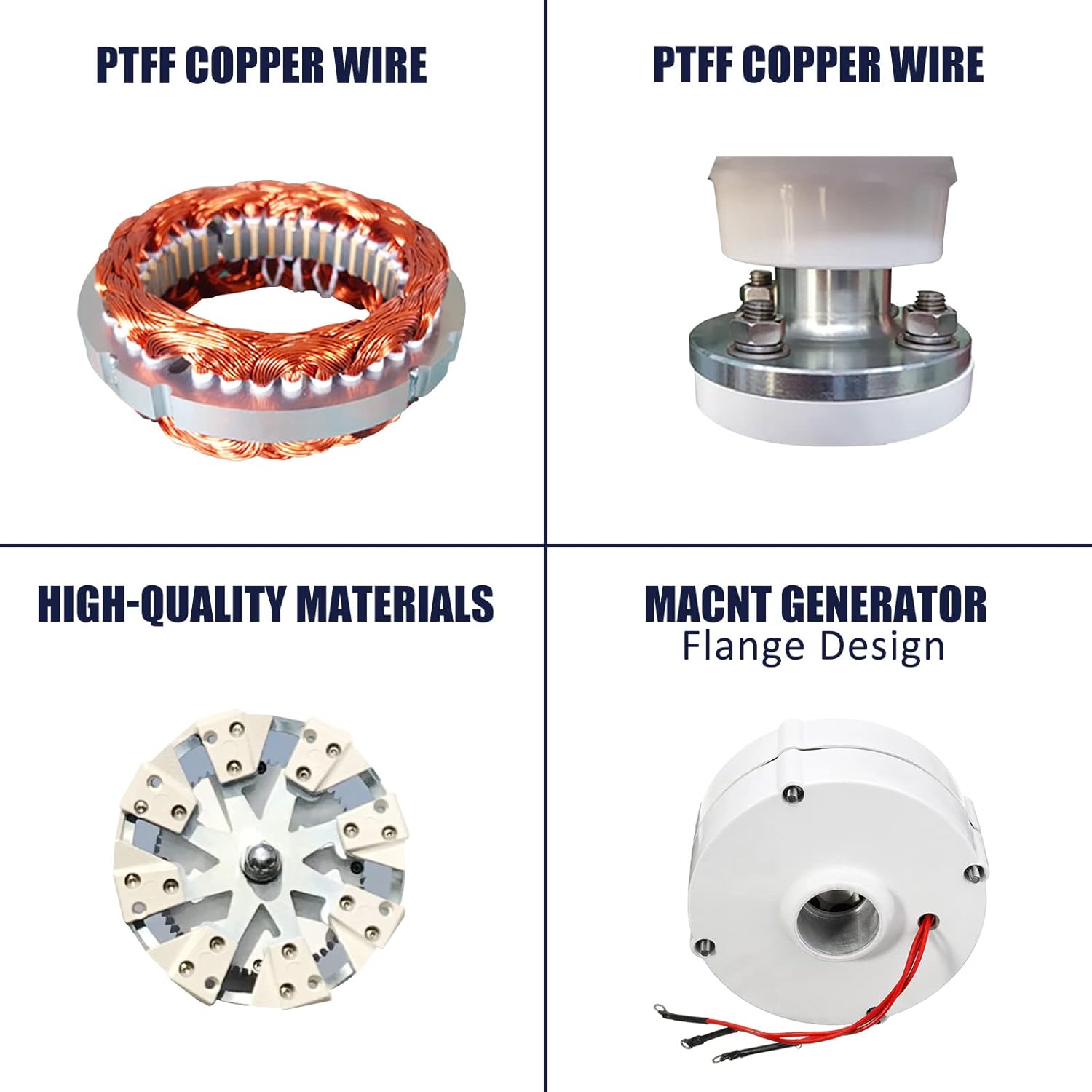 12v, Portable Vertical Axis Wind Turbines Generator Kit,12000W 12V 24V 48V Wind Turbines Kit for Home Camping (with Controller,White)