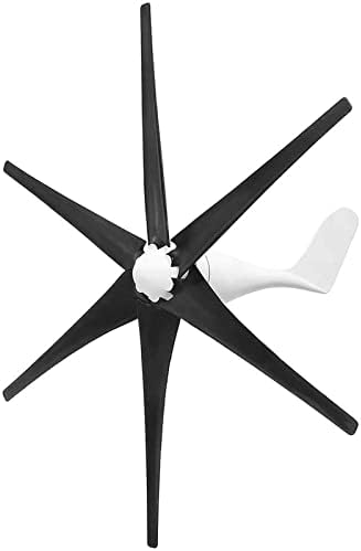 10000W Vertical Wind Turbine Generator 12V-220V, Low Wind Start, Permanent Magnet, Household Windmill for Eco-Friendly Energy (Black)