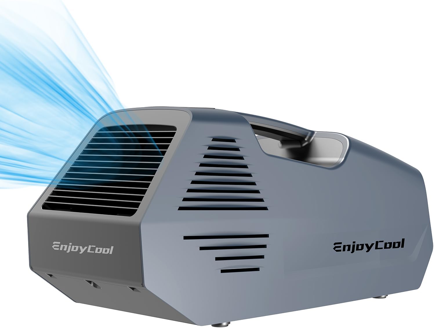 Portable air conditioner Fast Cooling Outdoor Built-in Cool Sleep Modes Bedroom Small Air Conditioner Portable for Room Office Camping Car Air Conditioner with Remote Control 2380 BTU Camping blue