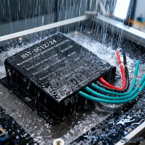 14000W MPPT Wind Turbine Charge Controller, Waterproof 12V/24V/48V with LED Display, Overvoltage & Speed Protection for Efficient Energy Management