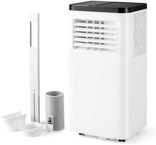 ARLIME 8000 BTU Portable Air Conditioner, 3-in-1 Freestanding Cooling AC Unit with Fan and Dehumidifier, Remote Control, 24H Timer, Sleep Mode and Window Kit, Cools Rooms up to 350 Sq.Ft (8000 BTU)