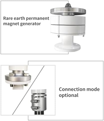 High Efficiency Vertical Wind Turbine Generator 3000W-6000W AC 12V/24V/48V with MPPT Controller for Home, Boats, Street Lighting - Renewable Energy Solution