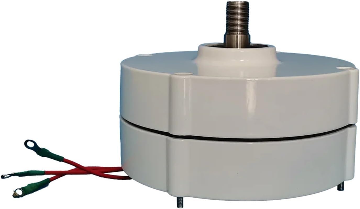 Generator 4KW 5KW 6KW 12V 24V 48V 3 Phase Gearless Permanent Magnet AC Alternators for Wind Water Turbine Industrial Energy(Single Shaft,24V_6KW)