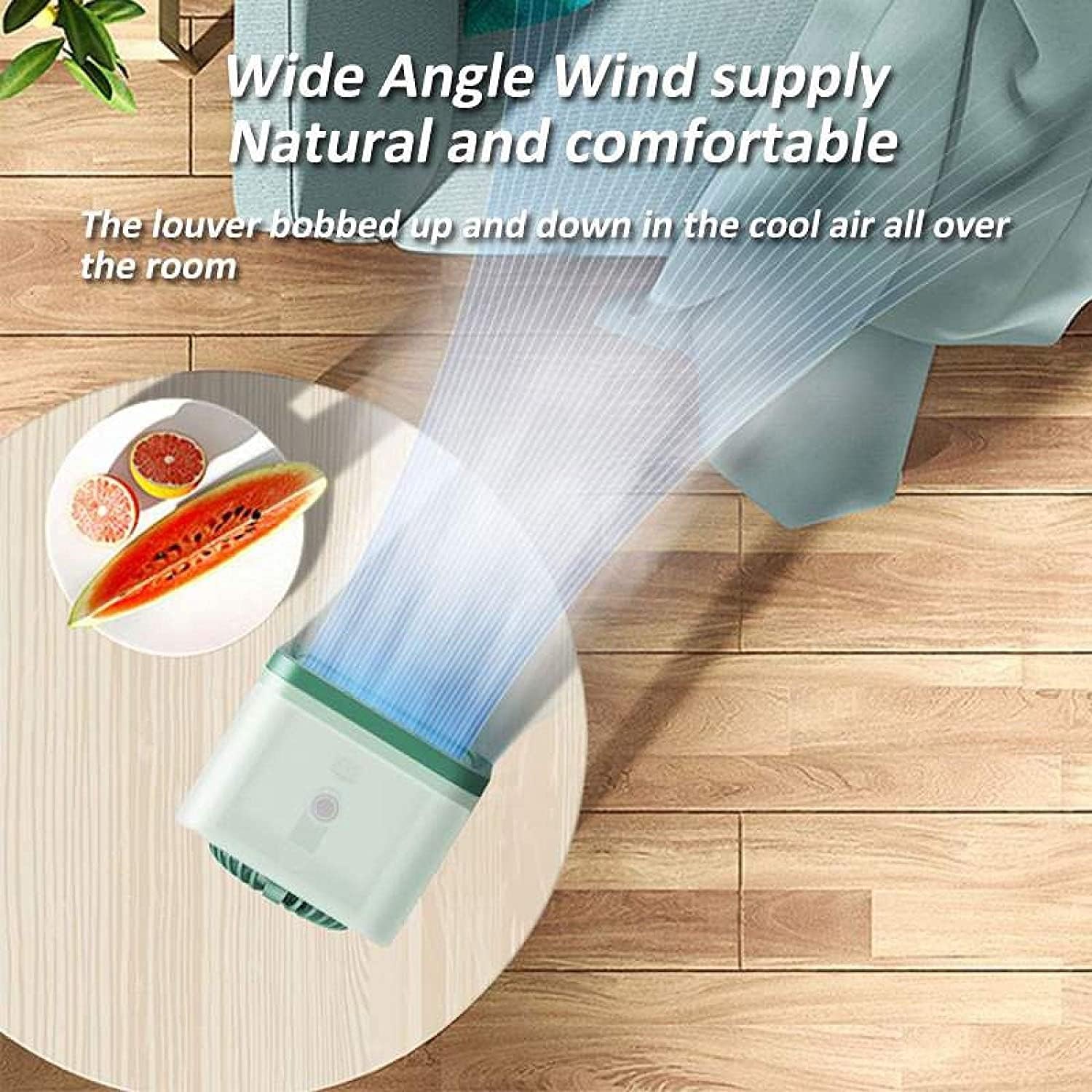 Mini Portable Air Conditioner Humidifier, Usb Evaporative Cooling Fan, Three-speed Adjustable, Low Water Safety Alarm, Suitable For Home And Office Use