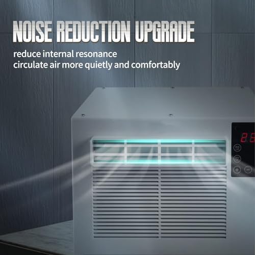 Compact Mini Air Conditioner - Fast Cooling Dehumidifier for Camping, No Outdoor Unit Required