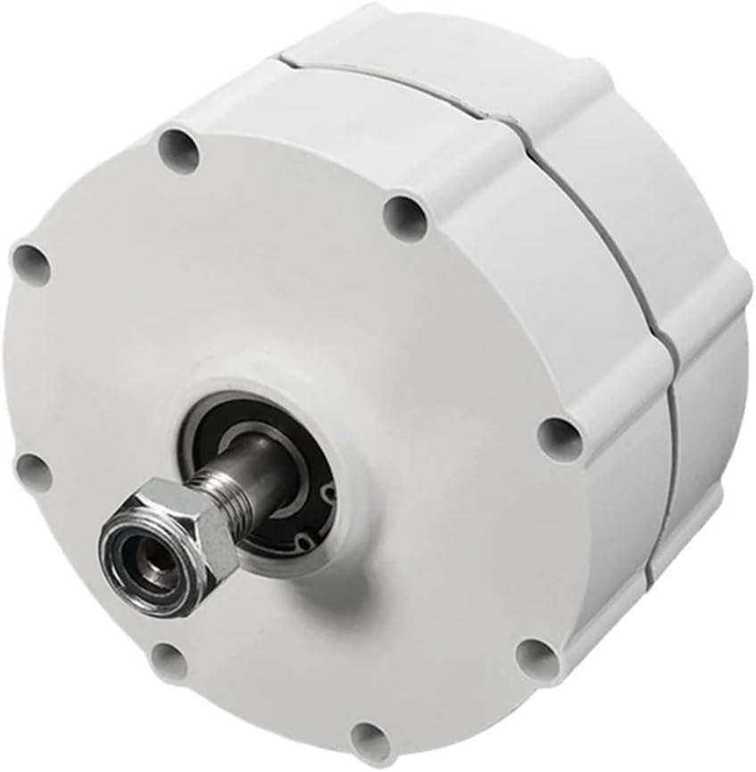 Wind Turbines, 1500W 12V 24V 3 Phase Gearless Permanent Magnet Generator Use for Wind Turbine Water Turbine(WB,Double Shaft_48V)