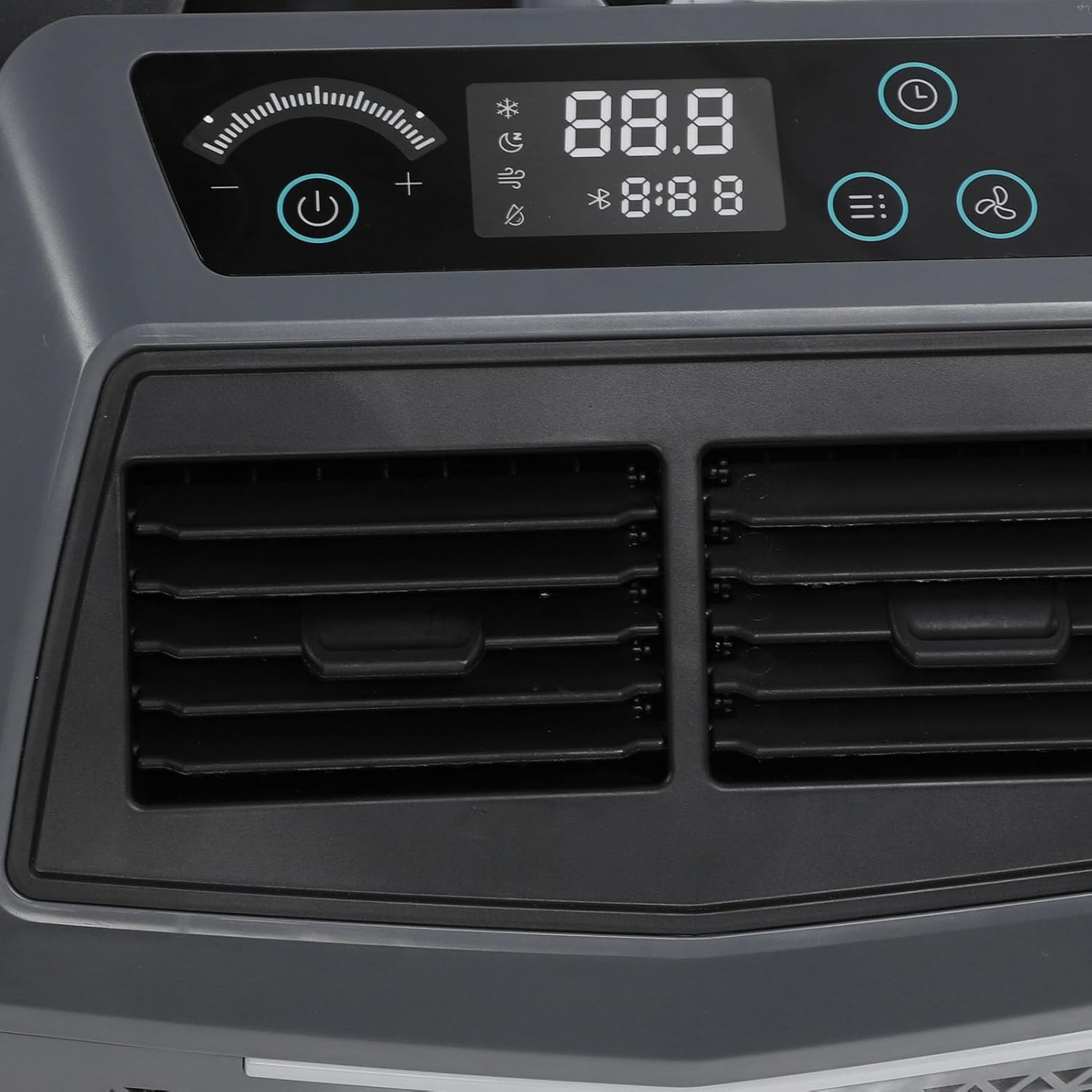 Portable Air Conditioner, 6200BTU Camping Tent AC Unit 48V Split Type for Dorms Kitchen Room Office Camping Pet Cold Warm Dual Frequency