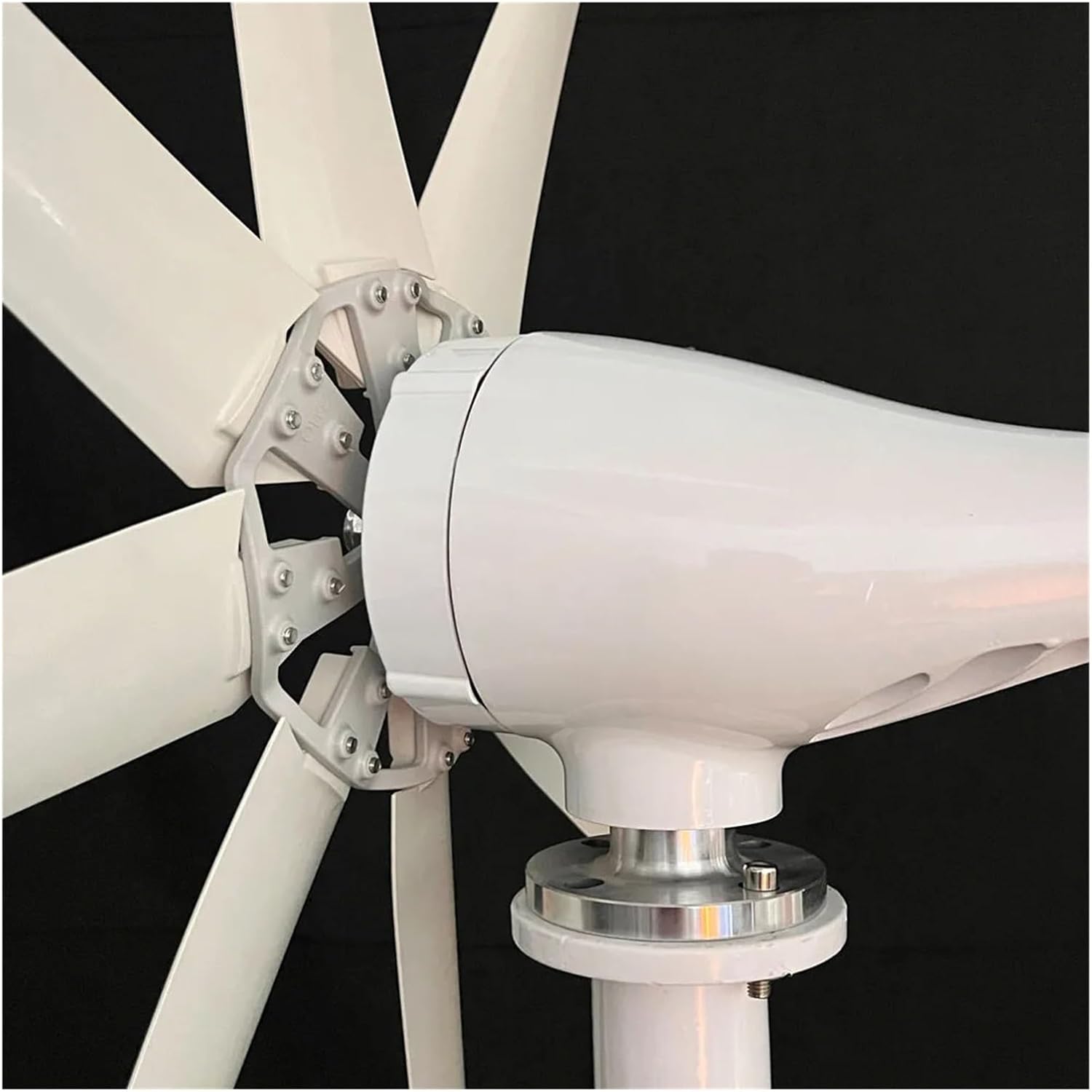 Wind Turbines, 2000W 48V Wind Turbine with 8 Blades Small Wind Turbine for Home Use Low Noise High Efficiency(24V)