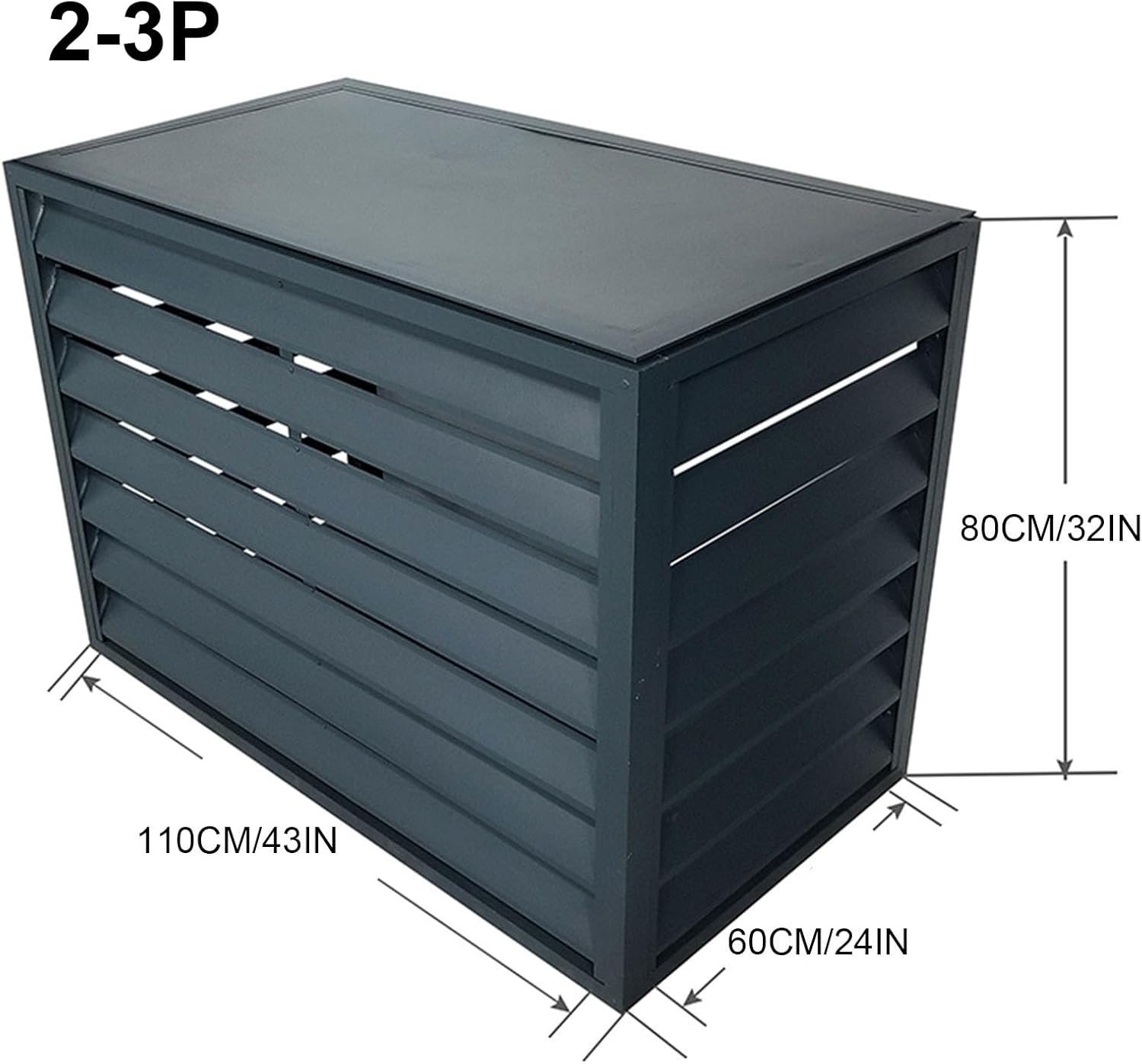 Louver Grille dust Cover, Air Conditioning Protection Grille, air Conditioner Decorative Cover, Noise Reduction, Outdoor Unit, Outdoor System Protection, Suitable for Outdoor Protection