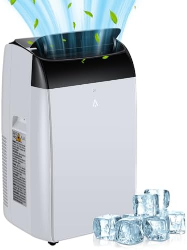 12000Btu Portable Air Conditioner with LCD Display Remote Control, Cooling Up to 550 sq.ft.3 in 1 AC Cooling, Dehumidifier, Fan for Bedroom, Office