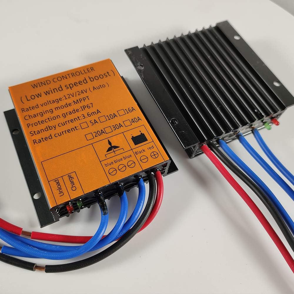 9000W No Noise Vertical 3 Blades Wind Generator,110V/220V Wind Generator Permanent Magnet Alternator Home Use Aerogenerator