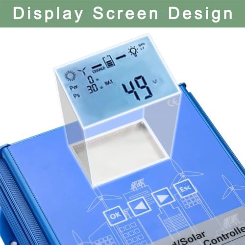 12000W MPPT Charge Controller for Wind Turbine & Solar Hybrid System, 48V Auto Regulator with Dump Load, Ideal for Solar Panel & Wind Generator Integration