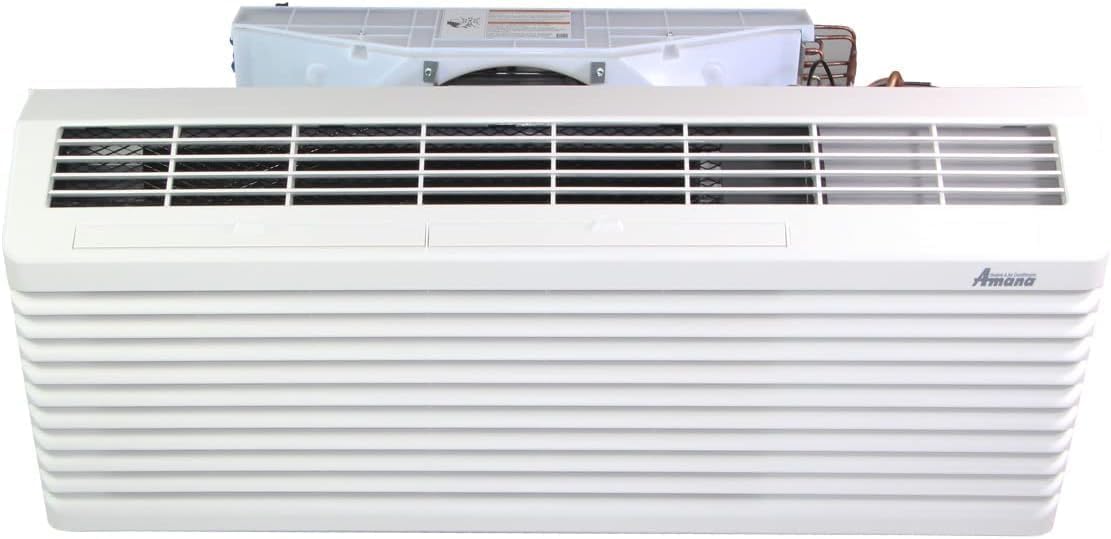 AMANA PTAC 15,000 BTU(3.5 kW) Air Conditioner PTH153J35AXXX with 3.5 kW Heater 20 Amp Plug - R32