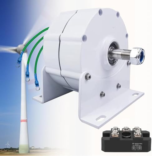 12000W Gearless Permanent Magnet Generator - 12V 24V 48V 120V 220V, Efficient Free Energy Motor for Wind & Water Turbines, Renewable Energy Solution