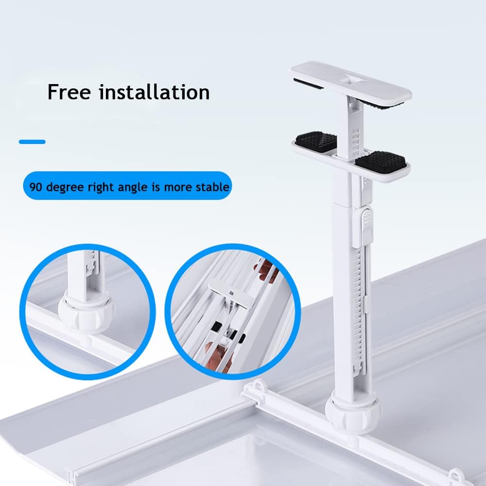 Universal Central Ceiling Air Conditioner Wind Guide and Anti-Straight Blowing Cover A/c Hood Wind Deflector Wall-Mounted Air Conditioner Deflectors Help with Cooling/Heating Cycles