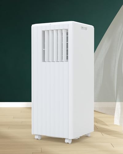 Room Portable Air Conditioner, 8,000 BTU Window Air Conditioner Up to 350 Sq.Ft, 4 Modes Portable AC with Cooling, Fan, Dehumidifier & Sleep Mode, Remote Control, LED Display