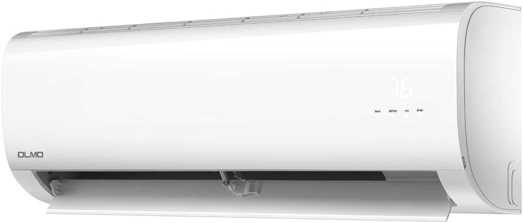 OLMO Alpic 12,000 BTU, 208/230V Ductless Mini Split Air Conditioner Heat Pump with 16ft Installation Kit