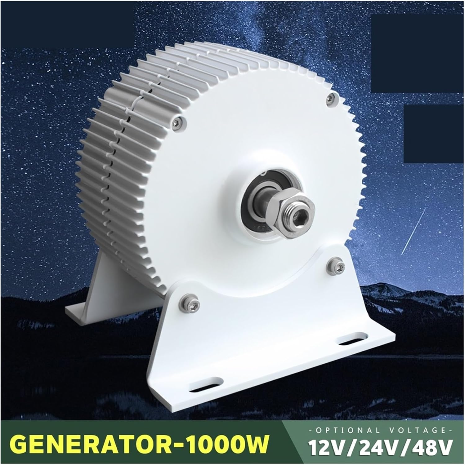 1000w Wind Turbine Generator 12V 24V 48V 750 RPM AC DC Power Magnetic Water Turbine Hydro tor Industrial Energy(Type 3,24V_1000W)