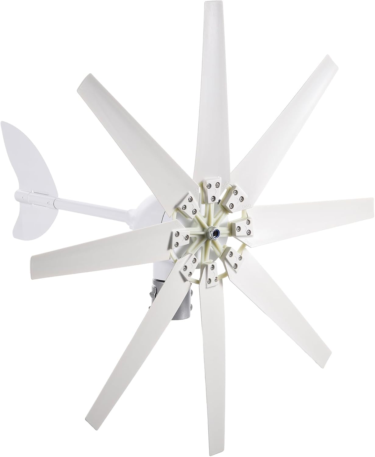 Wind Turbine Kit | 1200W 24V 8 Leaves Residential Wind Turbine,IP66 Waterproof, Household Windmill Kit for Home Street, Street Lighting, RV, Boats