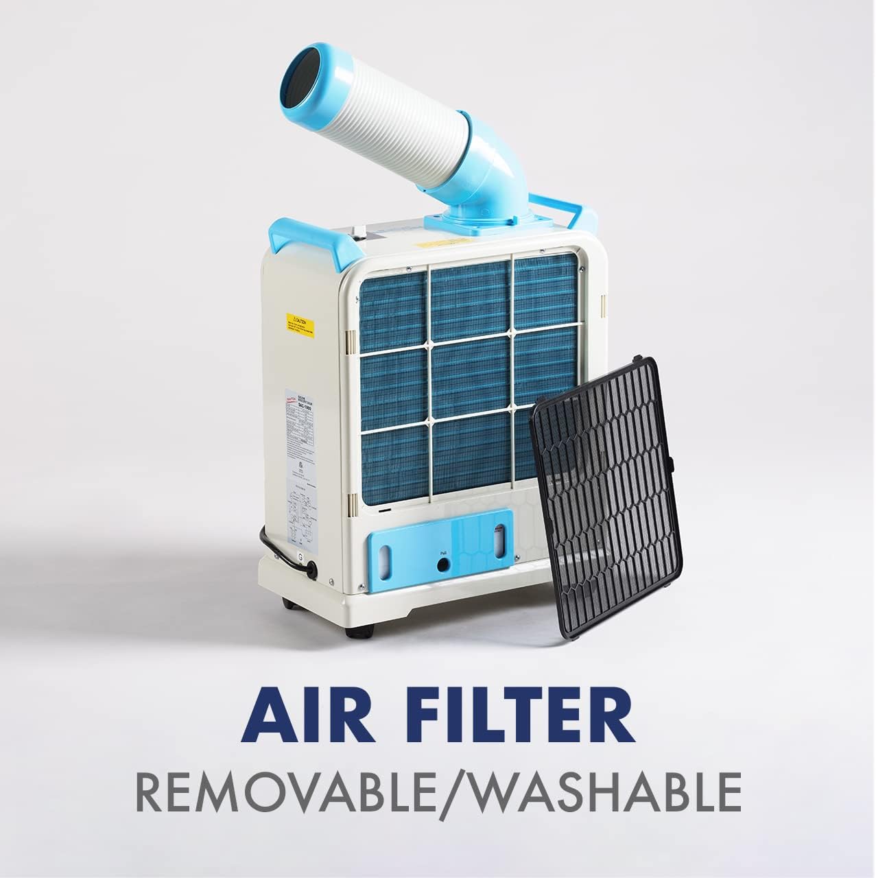 Uninex SAC1800 Indoor/Outdoor KOOLZONE Mobile Spot Cooler, Industrial Grade, Certified, 6,293-BTU 9.55-CER, R410A Refrigerant