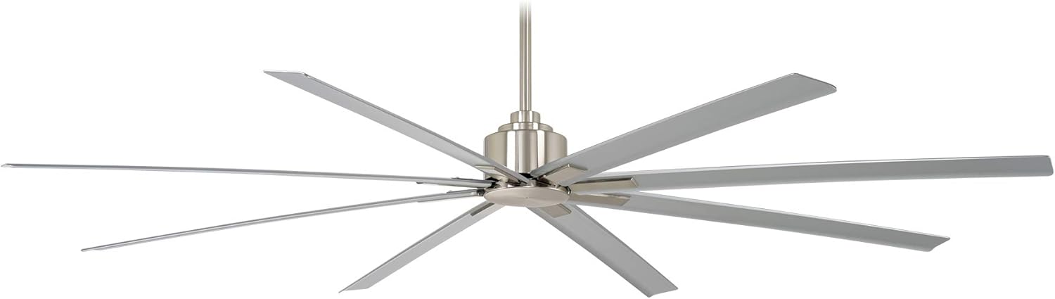 Minka Aire Xtreme H2O 84 in. Indoor/Outdoor Brushed Nickel Wet Ceiling Fan with Remote Control