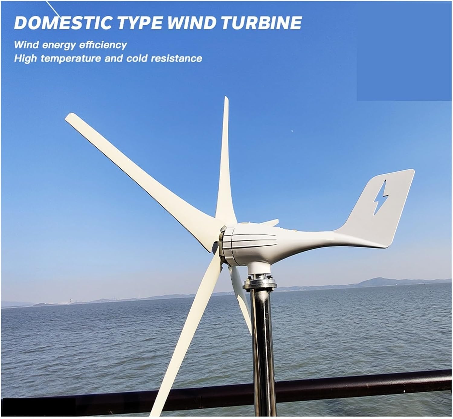 3000W Horizontal Turbine Generator Kit 12V/24V/48V Low Noise Wind Power Generator with Controller Industrial Energy(Model5,24V_3000W)
