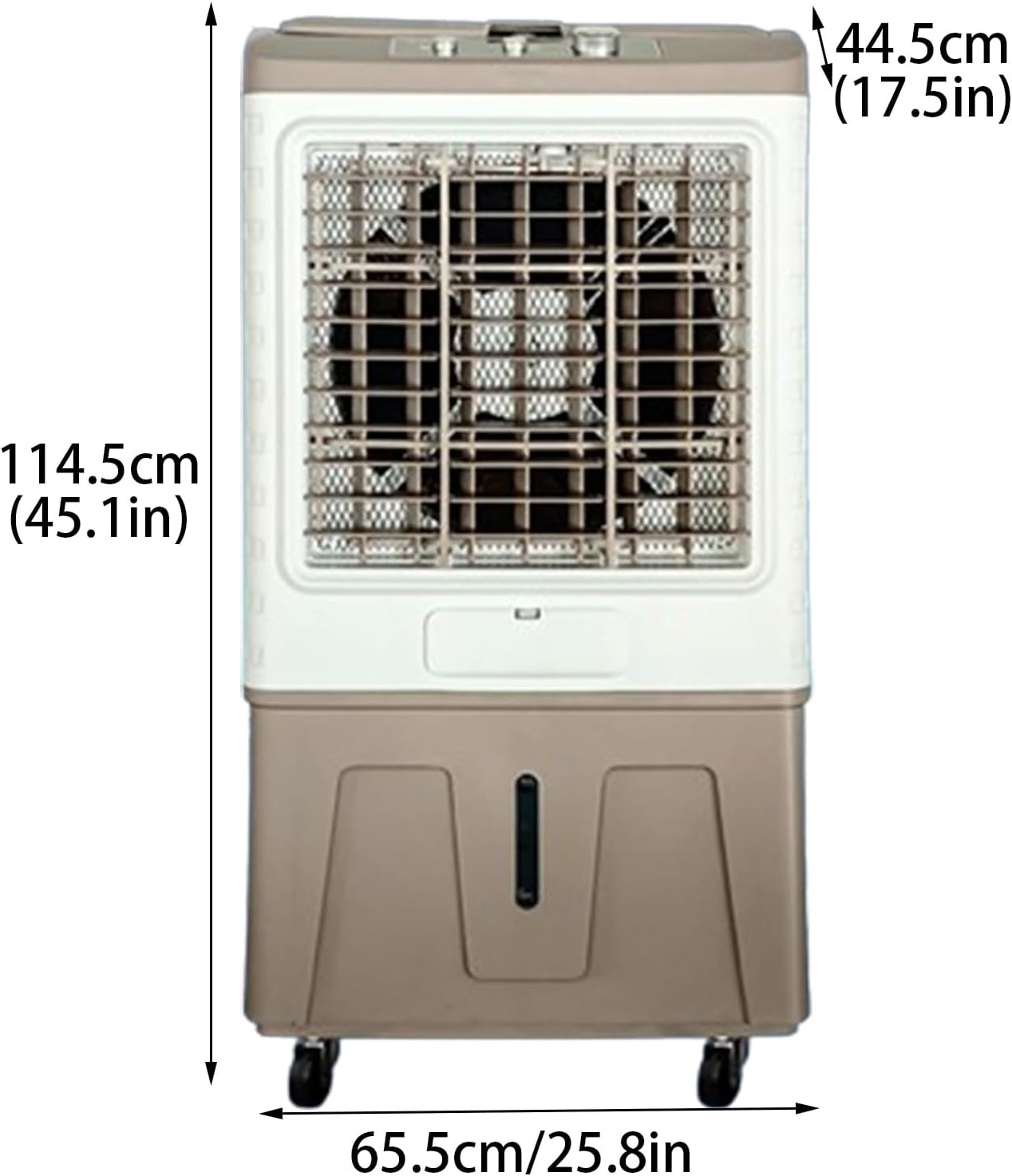 Portable Air Conditioners, 120°Oscillation Three Wind Speed Evaporative Cooler, Large Water Tank Air Cooler for Room Office(65.5 * 44.5 * 114.5cm)