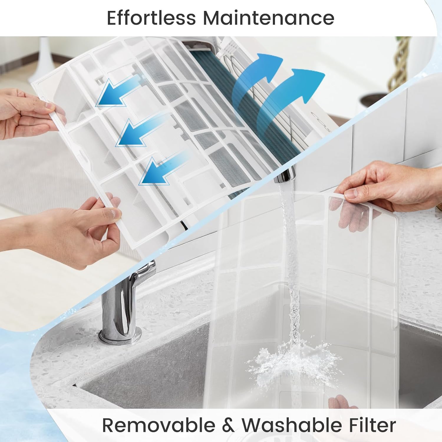 ARLIME Mini Split AC, 3 Zone 30000 BTU Wifi Enabled Air Conditioner & Heater, 23 SEER2, Energy Star, R32 Refrigerant, Inverter Wall AC Unit with Installation Kit, 208-230V (Tri Zone 7K+12K+12K)