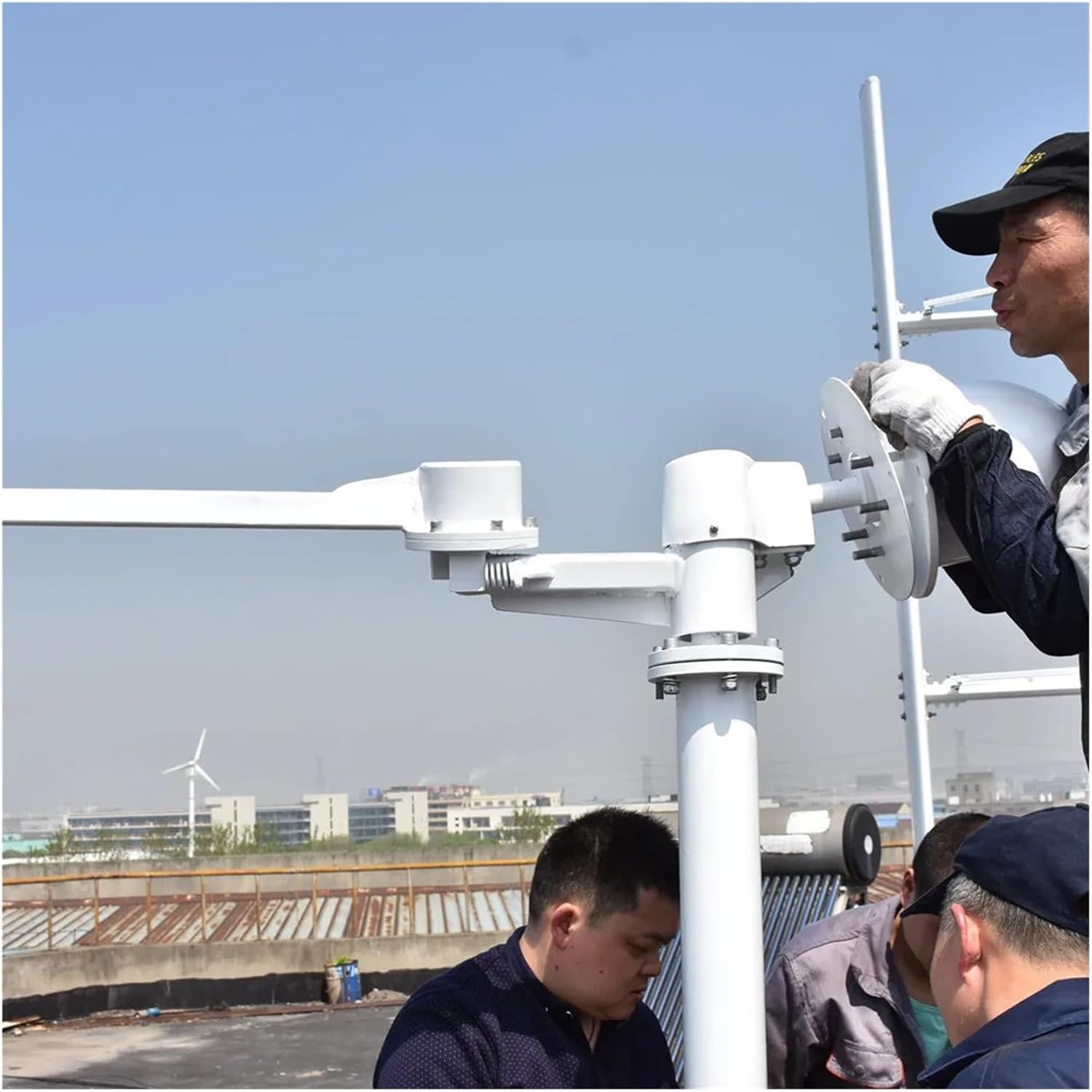 Wind Turbines, Free Energy 1KW Windmill Horizontal Wind Turbine Generator Low RPM High Efficient Home Use Project Farm Boat(48V)