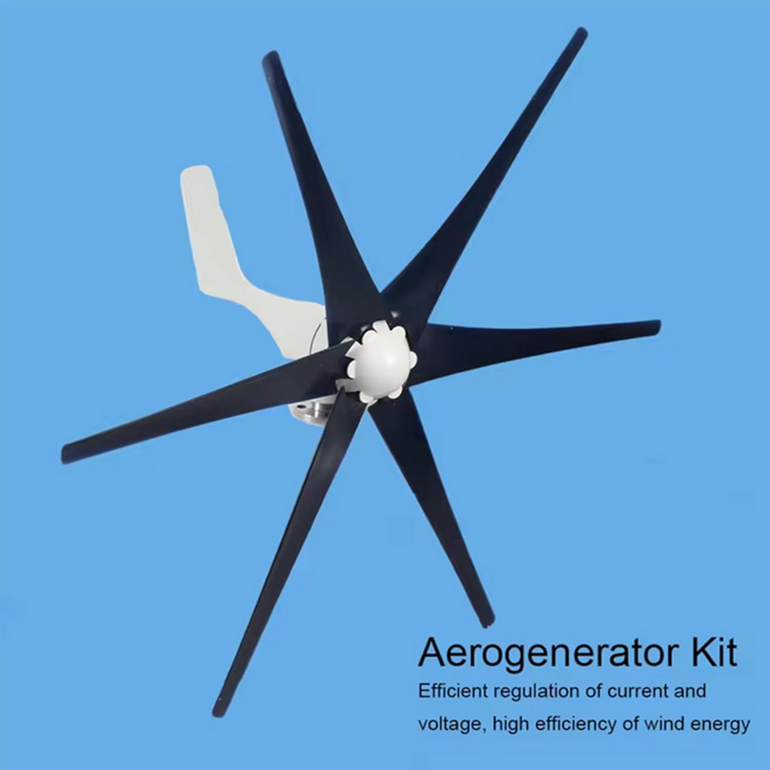 48v, 5 Blade Professional Wind Turbines 12V 24V 48V 220V Small Windmill Generator 100W-800W Industrial Solar and Wind Power Parts and Accessories (12V)