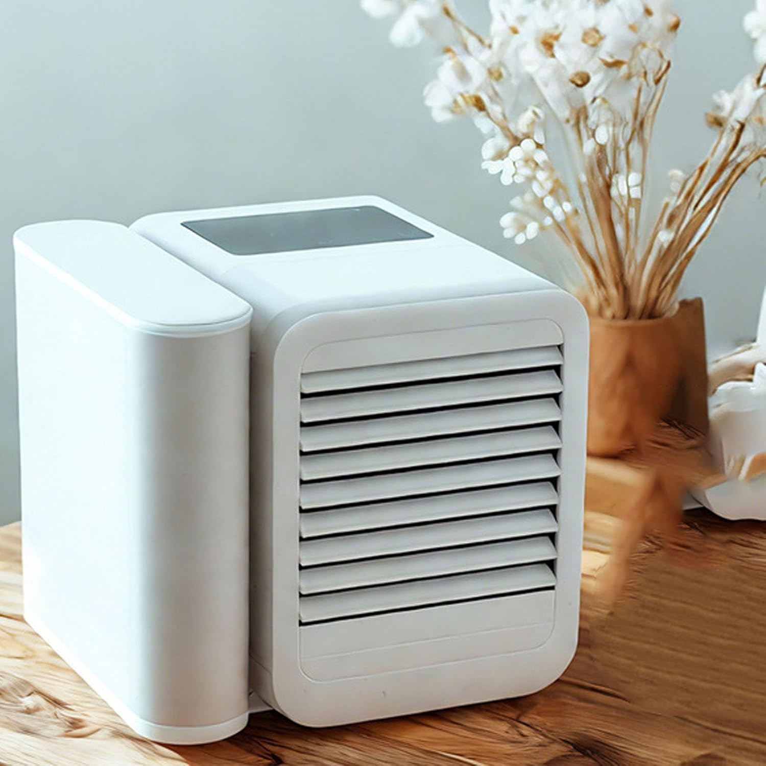 Marhynchus USB Personal Air Cooler Portable Air Conditioner Cooling Fan with 1000ml Adjustable Wind Speed 1-99 Levels for Room Home Office Garage