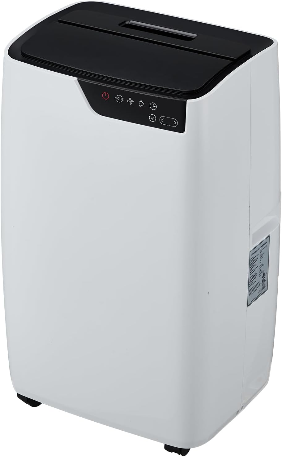 Portable Air Conditioners, 12000 BTU Air Conditioner, 3-In-1 Portable AC with Quick Cooling, Dehumidifying for Rooms Up to 550 Sq.Ft, 3-Speed Fan, 24H Timer, Remote, Ultra-Quiet, Black Top