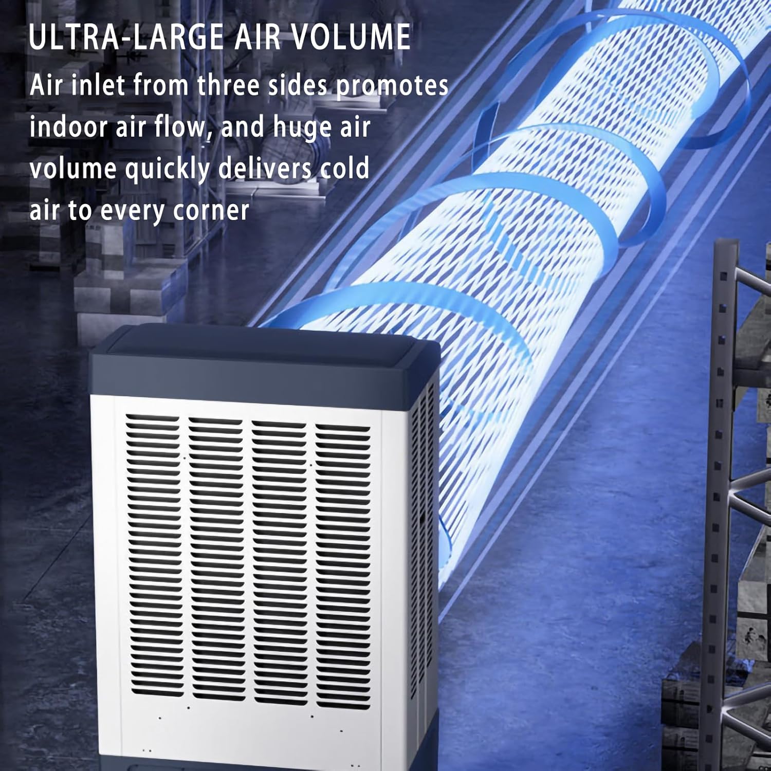 Small Portable Air Conditioner Floor Air Conditioner Portable Room Air Conditioners Portable Evaporative Air Cooler Hairstyle Air Cooler Three-speed Adjustment