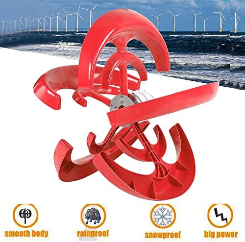 10000W Vertical Wind Turbine Generator Kit - Silent 3-Blade Wind Power System for Home & Chalet - Efficient 220V Motor for Maximum Energy Output