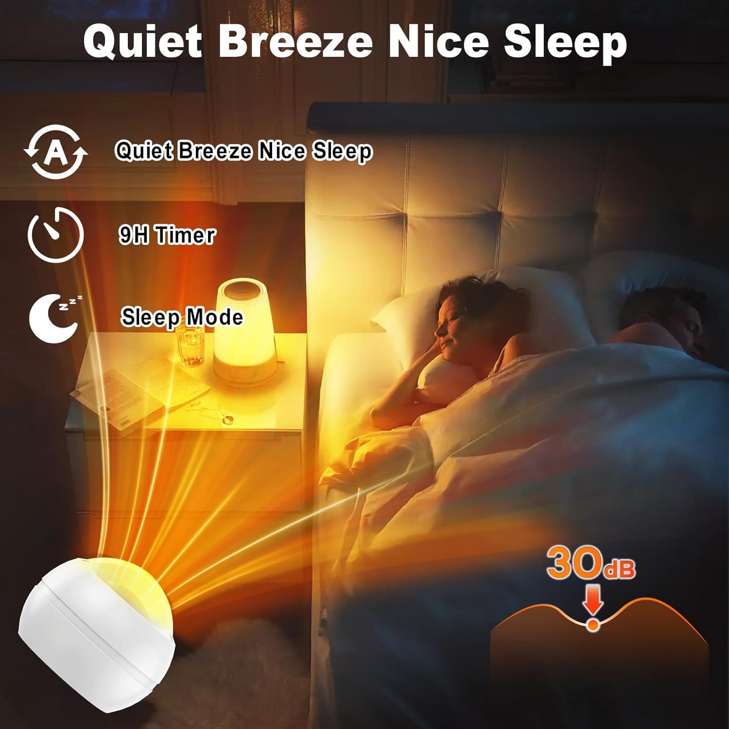 Bladeless Tower Fan for Bedroom, 22Inch 1400W Space Heater & 40W Cooler Fan Combo with Remote, Overheat & Tip-Over Protection, 80° Oscillating, 9H Timer, LED Display for Bedroom, Kitchen, Office