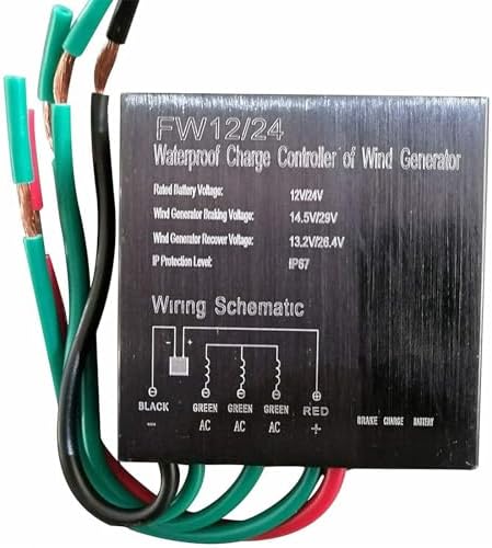 4000W Vertical Axis Wind Turbine Generator with Controller - Permanent Magnetic Windmill for Home & Street Lighting, 12V Wind Energy Solution