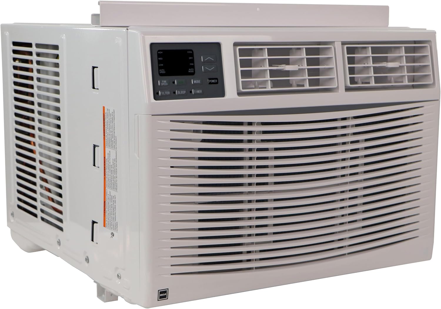 RCA 10,000 BTU Window Mounted Air Conditioner & Dehumidifier, 115V, Air Conditioner for Rooms up to 400 Sq. Ft. with Remote Control, White