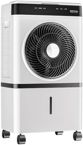 Portable Cooling Fan ,Evaporative Air Cooler, Swamp Cooler with Remote; 12H Timer,3 Speeds, Air Conditioners for Bedroom, Living Room, Office; Tower Fan thats Blow Cold Air for Home(65cm(25.59in))