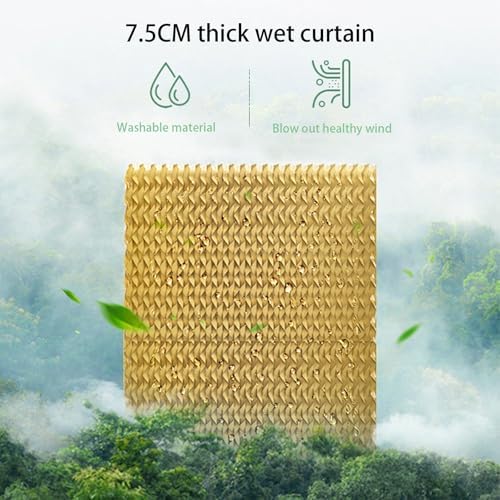 Portable Air Conditioner, Evaporative Air Cooler with Water Tank and 7 Speeds, Fast Cooling Fan Unit for Room Office Factory(100 * 60 * 139cm)