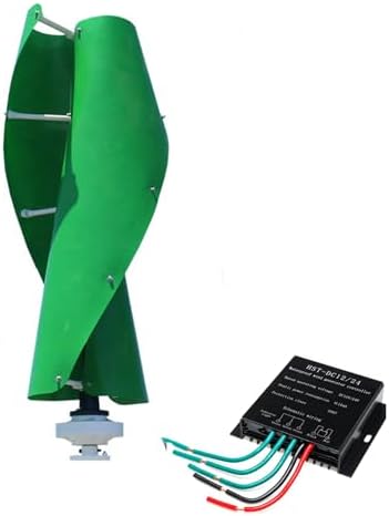 48V Vertical Axis Wind Turbine, 12V-220V Low Noise 62dB 10000W Generator with IP67 Controller, Efficient Renewable Energy Solution for Home and Off-Grid Use