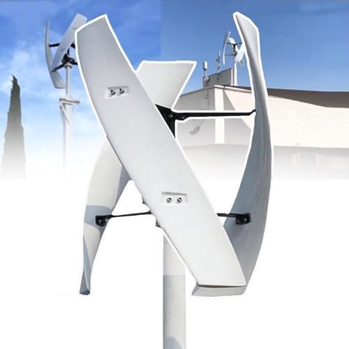 5000W Vertical Wind Turbine Generator Kit - 3 Blades, High-Efficiency Permanent Magnet Design, 220V Renewable Energy System, Eco-Friendly Wind Power for Sustainable Home Living