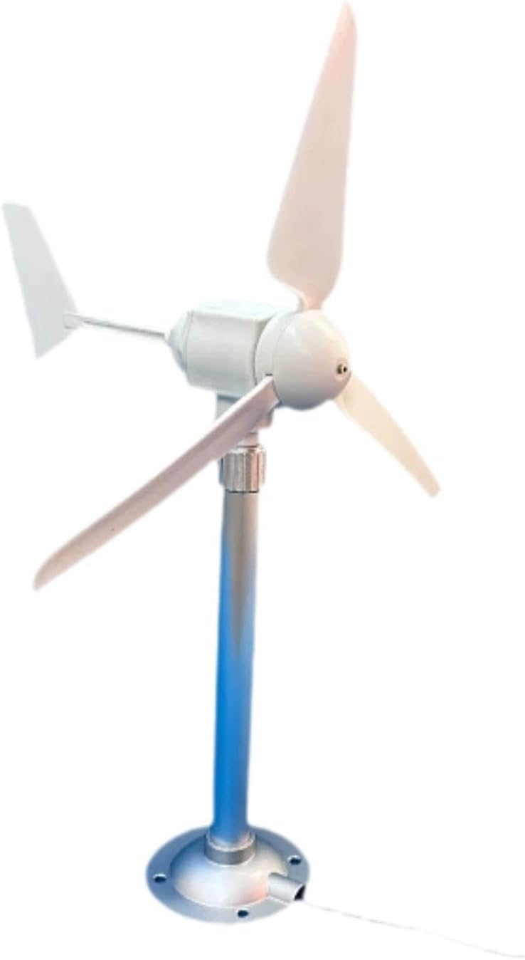 Three Wind Turbine Model Miniature Horizontal DIY Compact Professional Portable Automatic Steering Small Wind Turbine