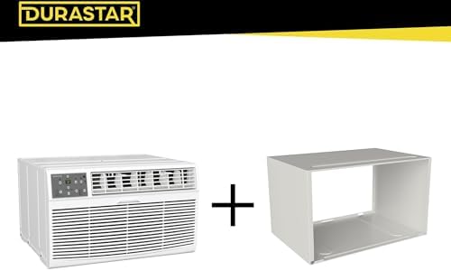 DRTHC102XNA1 10,000 BTU 208 / 230V Through the Wall Air Conditioner with 10600 BTU Supplemental Heating and Remote Control - White