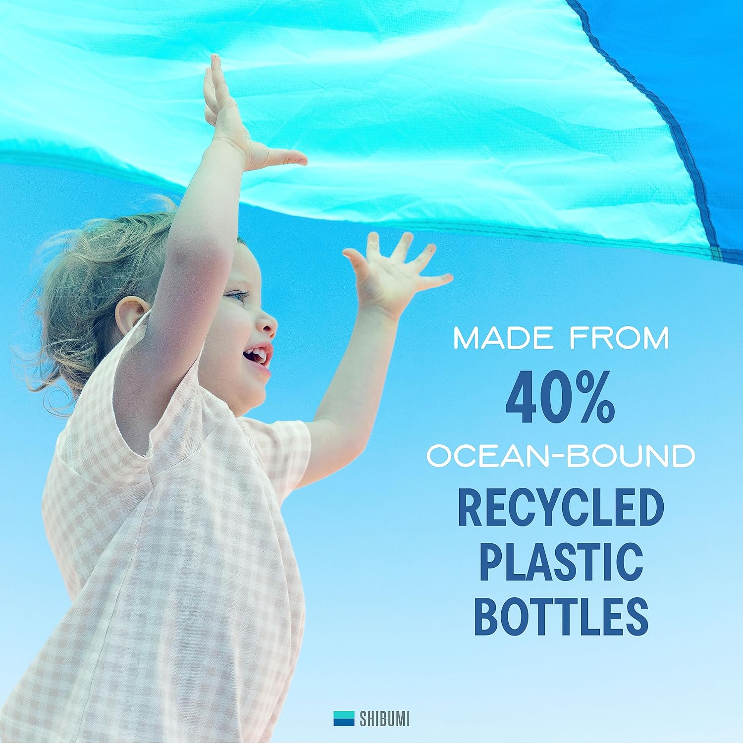 Shibumi Shade® (2.0 Version) - World's Best Beach Shade. The Original Wind Powered® Beach Shade. Lightweight, Easy to Set up and Great for Groups up to 8 People