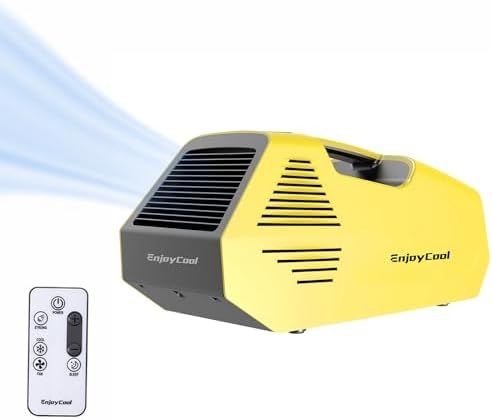 Portable air conditioner,Tent Air Conditioner with Remote Control 2380 BTU,Suitable for Camping RVs Outdoors Van and Fishing,Outdoor Air Conditioner tent air conditioner(Battery Not Included)