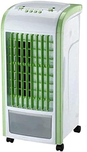 Portable Air Conditioner Cooler Air Conditioner Mobile Without Hose Air Cooler 3 Gear Wind Speed Wide Angle Air Supply Visual Tank Mobile Convenience Household Portable Cooli (White) (Green)